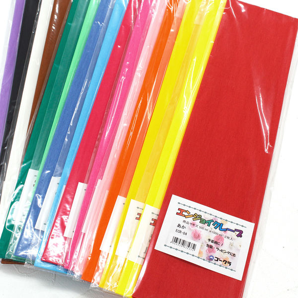 松村工芸 エンジョイクレープペーパー シングルペーパー2枚入 約50