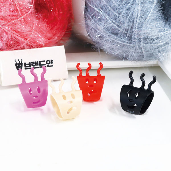 Knit Wit ニッティングリング 1個入 アイボリー KNW-KR-IV 1セット(2個