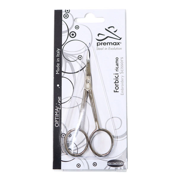 Premax ダブルカーブ 刺しゅうハサミ 10.5cm PRE10746 【made in Italy