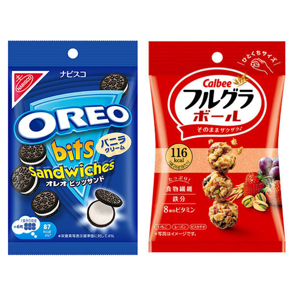 小袋 食べきり フルグラボール 26g オレオ bits サンド バニラクリーム