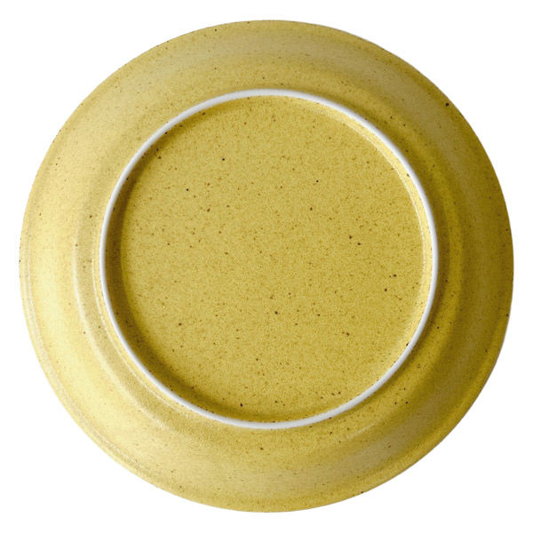 【未使用】バザールでござーるイエロー　カレー皿 2個セット カレー皿 23cm 楕円 粉引 皿 食器 陶器 美濃焼 日本製 同色5枚セット