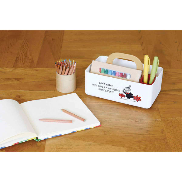 錦化成 収納ボックス ミニモッテケース ムーミン 小物入れ 幅20.7×奥行