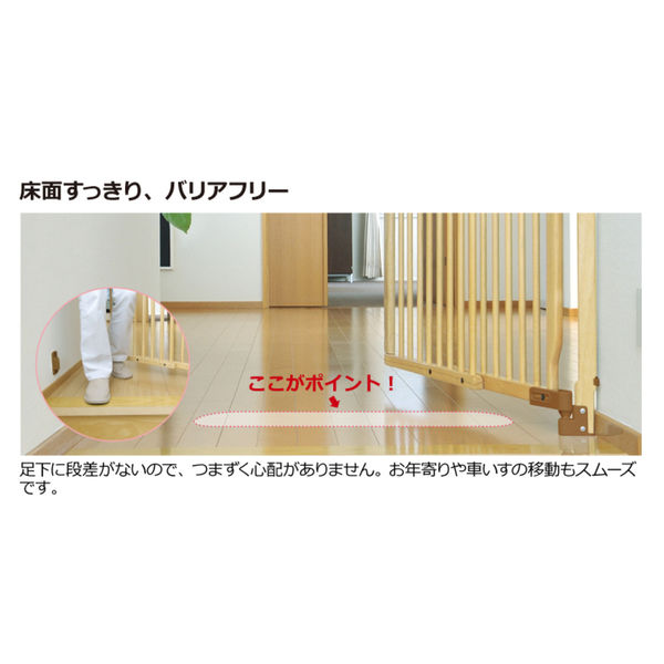 Richell（リッチェル）階段上でも使える木のバリアフリーゲート ベビーゲート Amazon.co.jp: リッチェル 階段の上でも使える木のバリアフリー