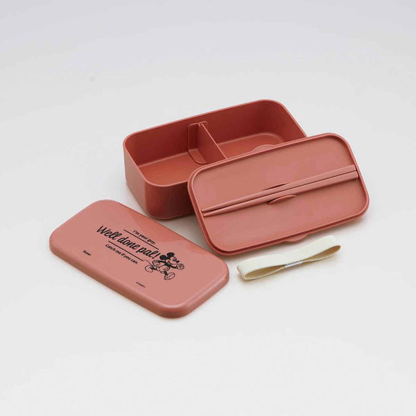 スケーター 弁当箱 1段 600ml 箸付ランチボックス ミッキーマウス