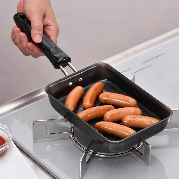 下村企販 卵焼き器 IH対応 鉄製 燕三条 2個でぴったり鉄製玉子焼き 