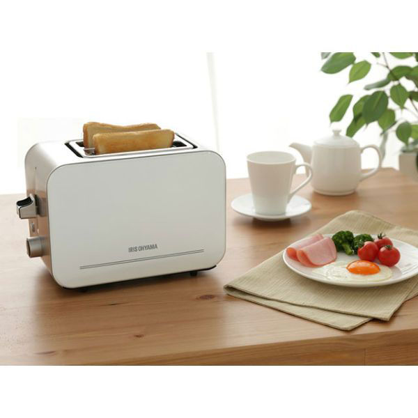 アイリスオーヤマ ポップアップトースター IPT-850-W 561947 1袋(1個)（直送品）