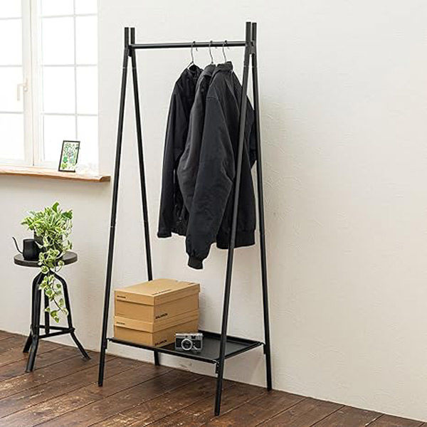 スワロー工業 RACK SET-001 ハンガーラック ブラック T400101 1個