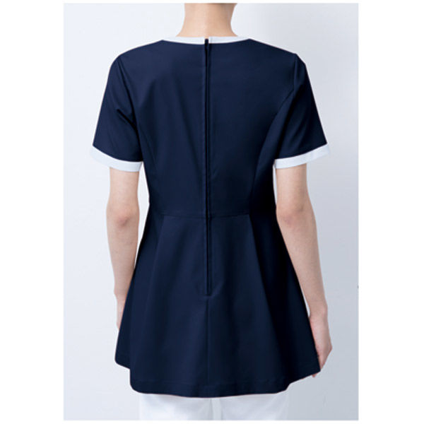 ⭐️新品タグ付き⭐️スーパービューティー ブラック チュニック L KAZEN レディスチュニック アンティークローズ×ブラック 3L