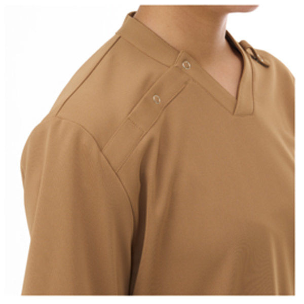 KAZEN 男女兼用スクラブ ボルドー 3L KZN714-27 1枚（直送品