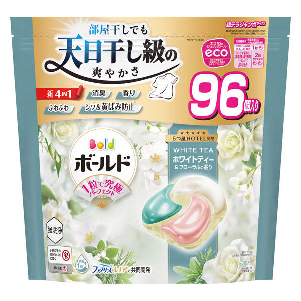 ボールド ジェルボール 4in1 ホワイトティー＆フローラル 詰め替え 超
