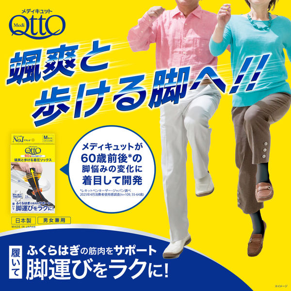 メディキュット 颯爽と歩ける着圧ソックス S レキットベンキーザー