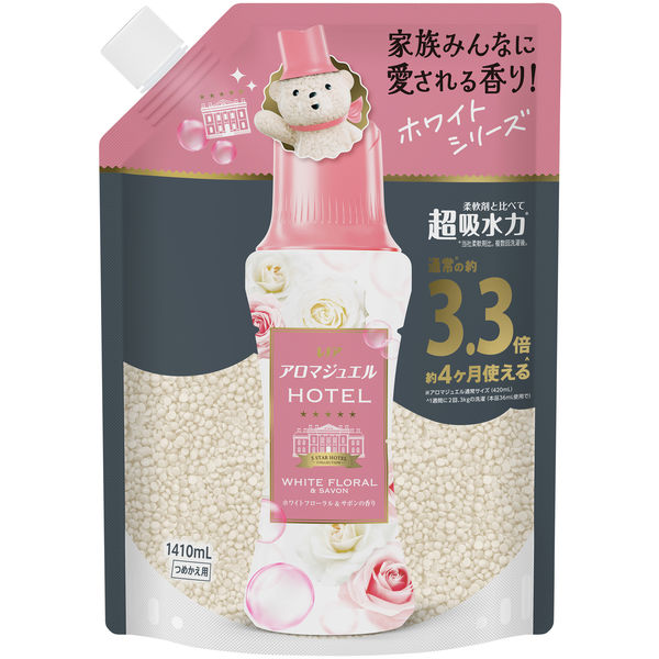 レノア アロマジュエル HOTEL お洗濯の香り付けビーズ ホワイト