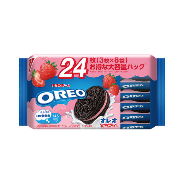 クッキー クリームサンド オレオ ファミリーパック いちごクリーム 24