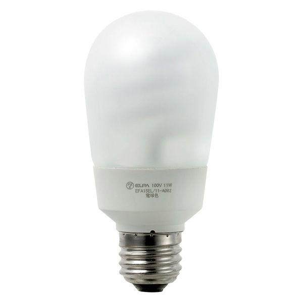 朝日電器 電球型蛍光ランプ(2個入り)A形 60W E26 昼光色 EFA15ED/11