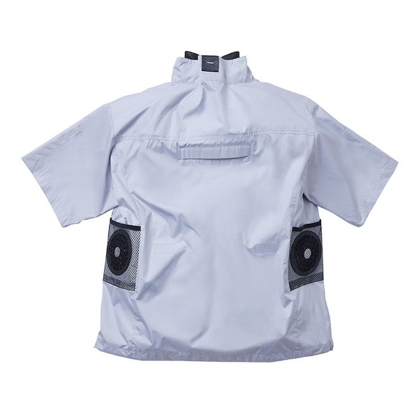 昭和商会 COOLFIX PLT2 エアー 半袖ブルゾン [服地のみ] シルバー 5L WR-N25-03SG-5L 1着（直送品）
