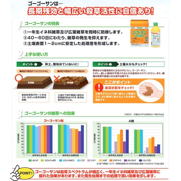 BASFジャパン BASF ゴーゴーサン細粒剤F 3kg BASF2056329 1袋（直送品 