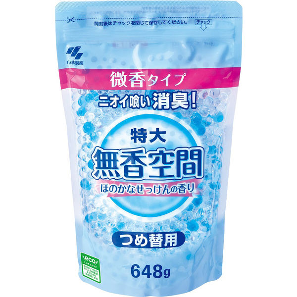 無香空間 特大 消臭剤 消臭芳香剤 ほのかなせっけんの香り 微香タイプ