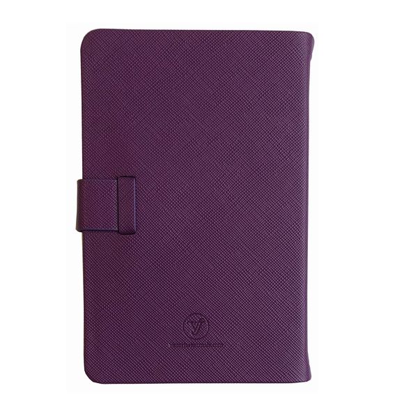 アイ・エス ベルト付ハードカバーノート Sサイズ [ダークパープル] 2冊