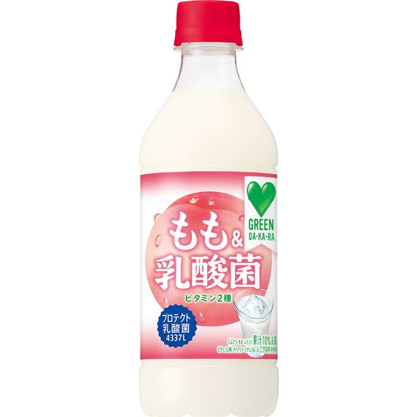 サントリー GREEN DA・KA・RA（グリーンダカラ）もも＆乳酸菌 430ml 1