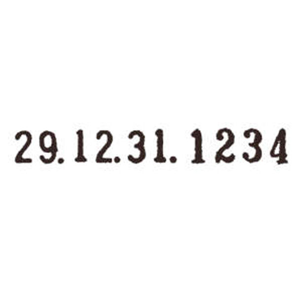 ライオン事務器 ナンバリング B型 日付と番号4桁3様式・E字体 B-37
