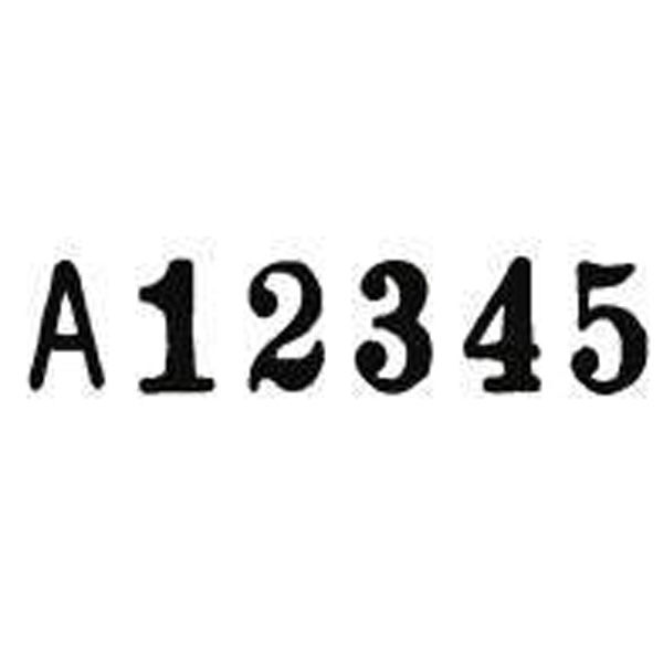ライオン事務器 ナンバリング C型 6桁7様式・E字体ABC分類用　C-75 20622 1台