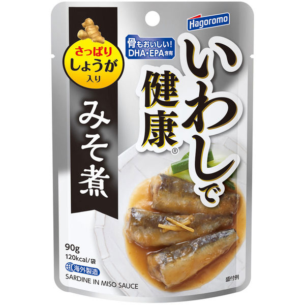 パウチ いわしで健康 みそ煮 DHA・EPA含有 90g 1セット（10個） はごろもフーズ - アスクル