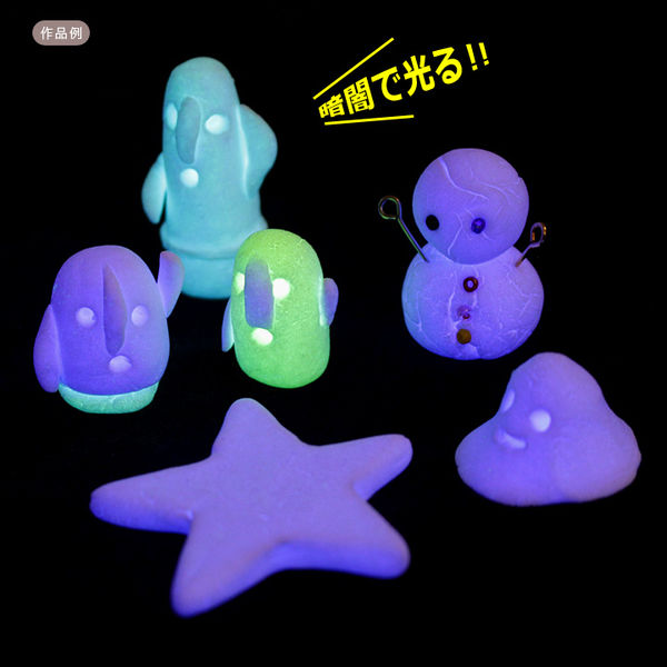 藤久（トーカイ） 蓄光紙粘土 グリーン 0286825 1袋（80g） - アスクル