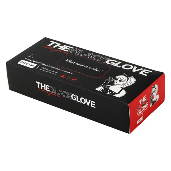 THE BLACK GLOVE ブラックグローブ Mサイズ 1個（50枚入