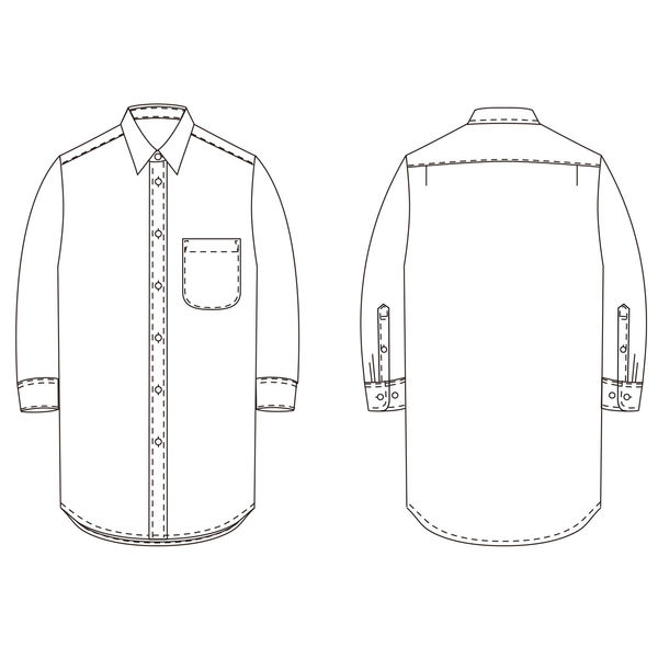 セブンユニフォーム 男女兼用レギュラーカラー七分袖シャツ/SSサイズ チャコールグレー GH7023-8 1セット(2枚)(直送品) セブンユニフォーム 男女兼用レギュラーカラー七分袖シャツ/SSサイズ チャコールグレー GH7023-8 1セット(2枚)(直送品)