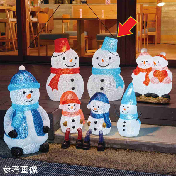 ‼️値下げ　LED ブリリアントモチーフ スノーマンリース 最も安い ‼️クリスマスセール LED ブリリアントモチーフ スノーマン