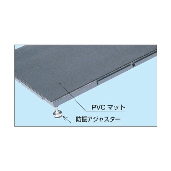 エスコ 1200x600x200ー300mm 低床作業台(連結式) EA903BV-13 1台（直送品）