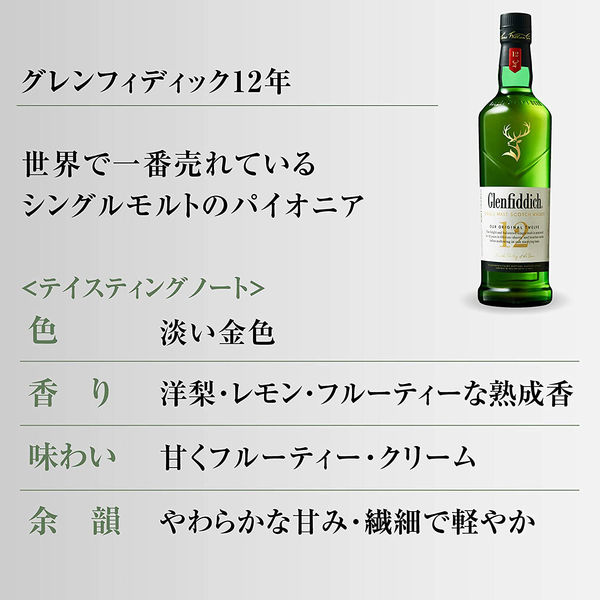 グレンフィディック（Glenfiddich） 12年 スペシャルリザーブ 700ml