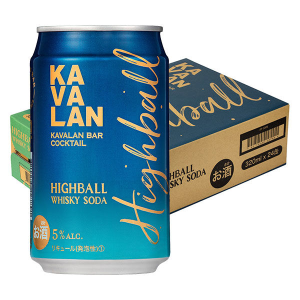 カバラン・バー・カクテル （KAVALAN） ハイボール 320ml 1ケース（24