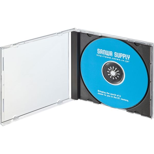 サンワサプライ Blu-ray・DVD・CDケース（30枚セット・ブラック） FCD ...