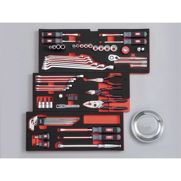 KTC 66点組 9.5SQ 自動車・二輪整備用 スタンダードセット ツール