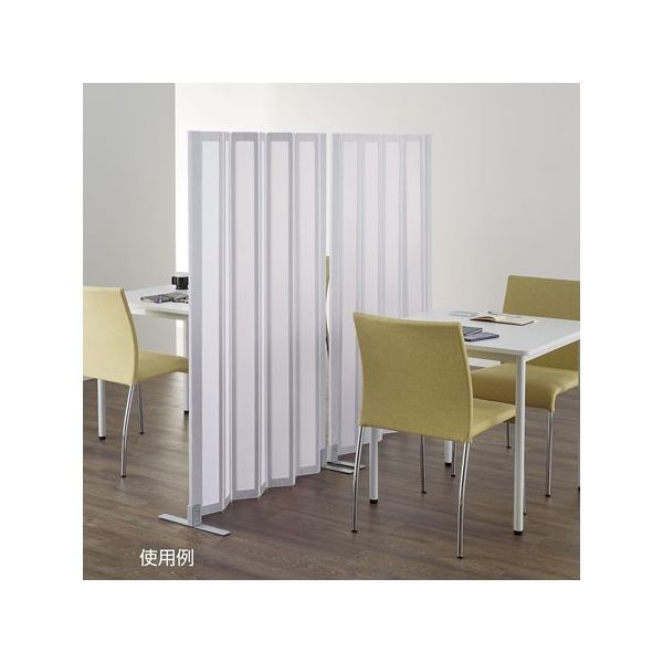 パネルパーテーション 窓なし スタンド付 色：ホワイトウッド パネルパーテーション 窓なし スタンド付 色：ホワイトウッド アズワン