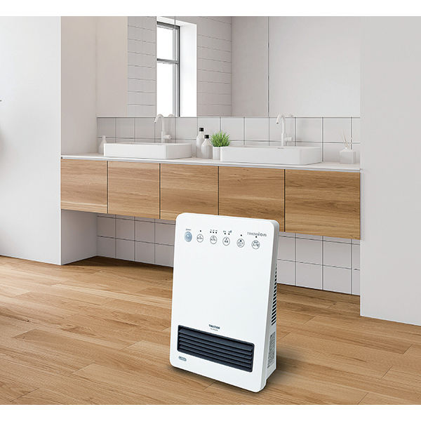 谷村実業 人感センサー付き消臭セラミックファンヒーター ホワイト