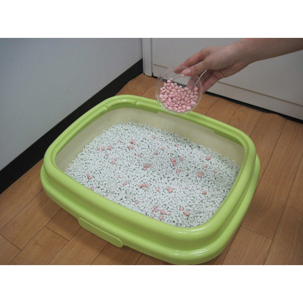 猫トイレまくだけ 香り広がる消臭ビーズ やさしいピュア