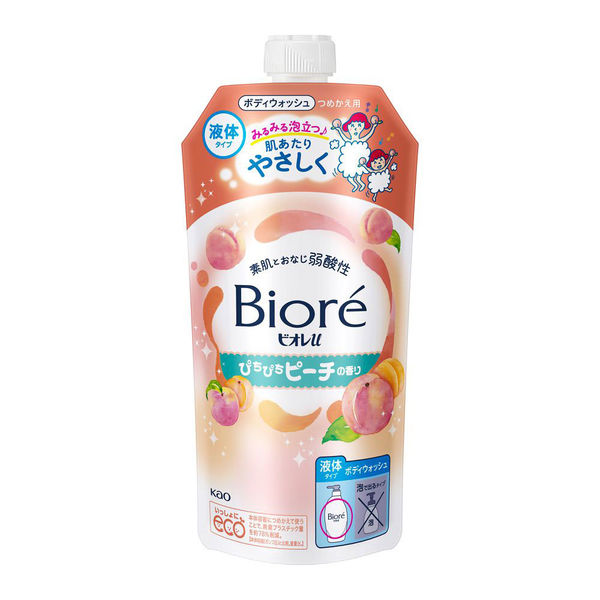 ビオレu ボディソープ ぴちぴちピーチ 詰替 320ml 花王【液体タイプ