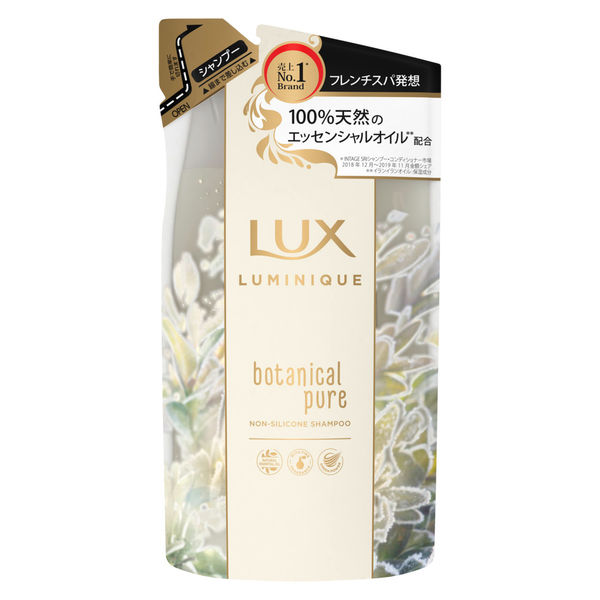 ラックス(LUX) ルミニーク ボタニカルピュア ノンシリコンシャンプー 詰め替え 350g 2個 - アスクル