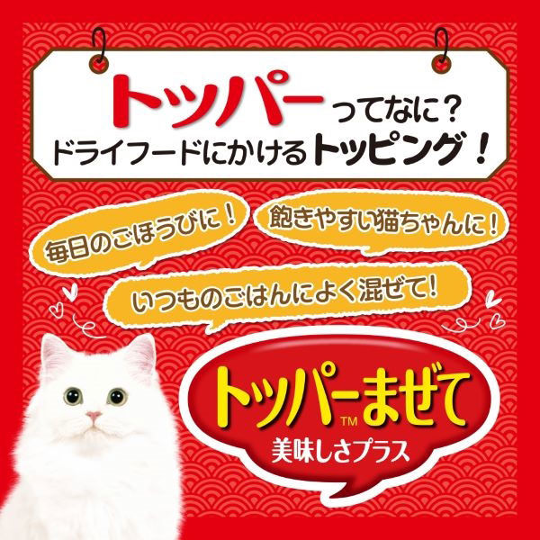 いなば CIAO（チャオ）高齢猫用 柔らかふわふわ かつお節 食塩無添加 国産 40g 3袋 キャットフード 猫 おやつ 鰹節 ふりかけ - アスクル