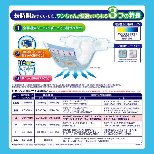 マナーウェア 高齢犬用 紙オムツ M 28枚入 - ペットフード