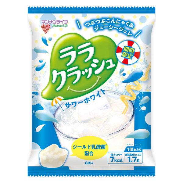 ララ商品 ゼリー 個包装 ララクラッシュ サワーホワイト 24g×8個入 1