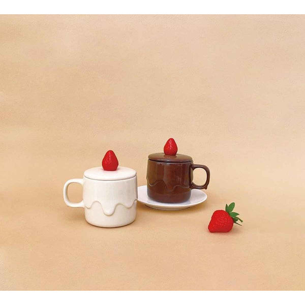 デコレコーポレーション マグカップ 250ml キャンドルケーキマグ 陶器