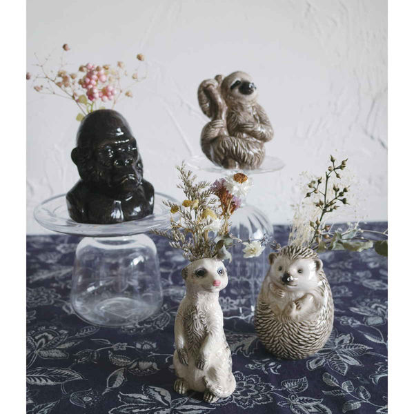 グローバルアロー 花瓶 一輪挿し フラワーベース 動物 ナマケモノ