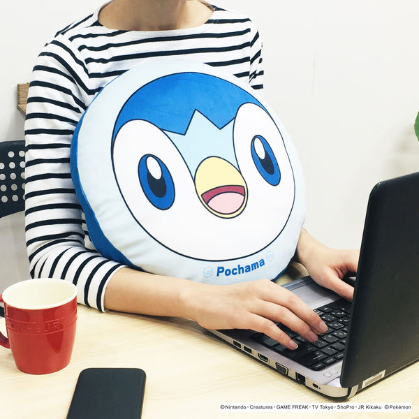 ポケモンクッション ポッチャマ かわいい MORIPiLO ポケモン クッション(ポッチャマ もちもちフェイス