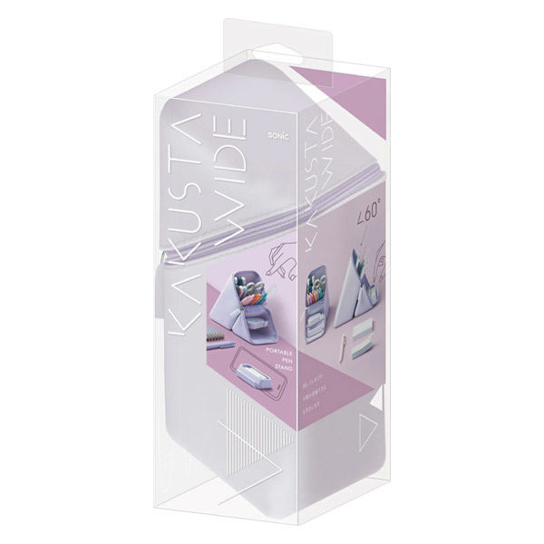 ソニック カクスタ ワイド 引き出し付 ポータブルペン立て