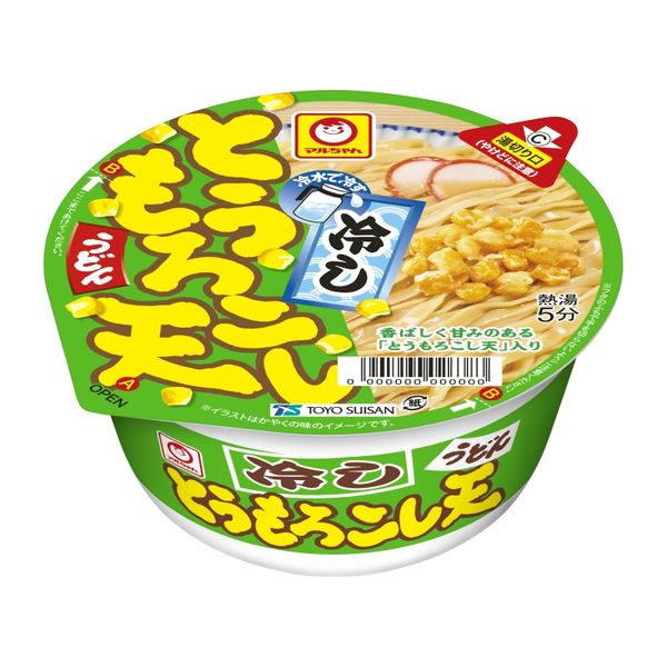 マルちゃん 冷しとうもろこし天うどん 88g 1セット（1個×6