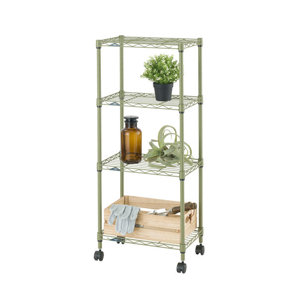 ４段スチールラック ルミナス ドウシシャ ルミナスEXラック 4段 幅445×奥行295×高さ1040mm