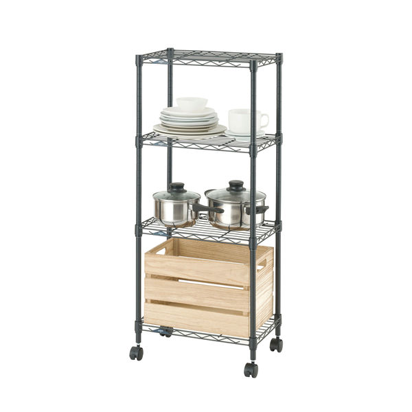 ドウシシャ ルミナスEXラック 4段 幅445×奥行295×高さ1040mm